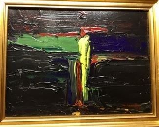 Small Abstract Signed B. Spradley 