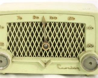 8 - Vintage Crosley tube radio model E-10 CE 10 long x 6 wide x 6 tall
