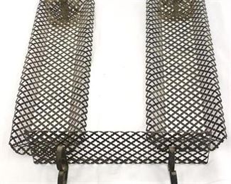 7 - Vintage three piece wire sconce set 21 1/2 long x 6 wide
