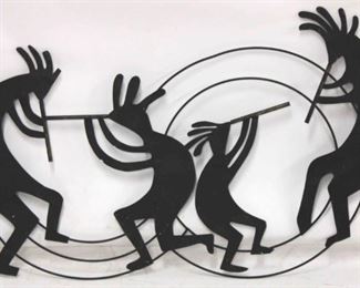 20 - Curtis Jere style wall sculpture of musicians 35 wide x 24 tall
