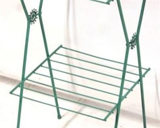 21 - Vintage wire plant stand 12 long x 12 wide x 24 tall
