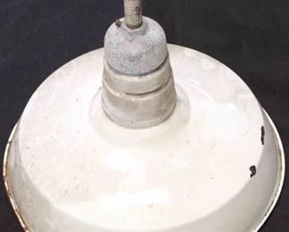 32 - Industrial white light fixture 17 diameter

