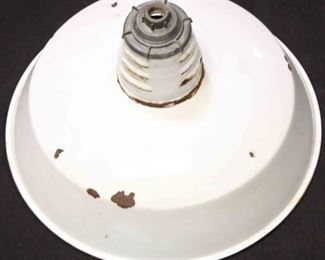 35 - Industrial white light fixture 17 diameter
