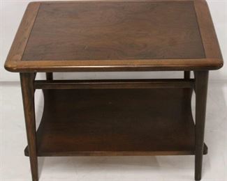 47 - Vintage Lane banded inlay side table 29 long x 23 wide x 21 tall
