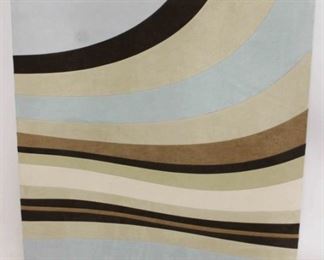 62 - Vintage large fabric wall art 29 1/2 wide 40 1/2 tall
