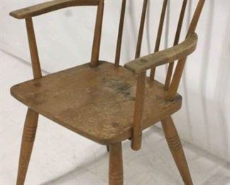 72 - Whitney Tempo Finish arm chair 33 x 21 x 16 1/2
