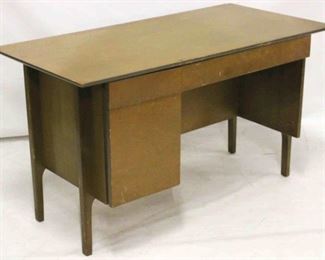 74 - John Keal for Brown Saltman writing desk bookcase on back side 29 1/2 x 51 1/2 x 26
