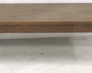 108 - Mid-century cocktail table with hexagonal legs 16 x 56 x 18
