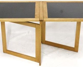 129 - Foldable table by Arne Robbert for Rud Rudmussen 1993 21 x 41 x 20
