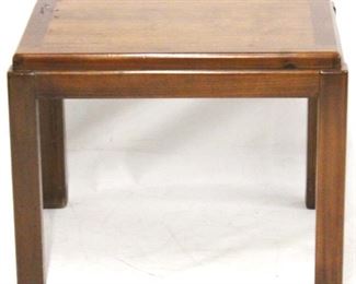 130 - Lane style #1590 wooden end table 20 1/2 x 26 x 20 1/2
