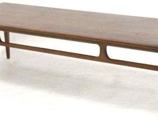 140 - Mid-century cocktail table 15 x 56 x 20
