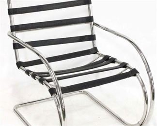 138 - Mr Chair by Mies van der Rohe, Knoll International 33 3/4 x 25 1/4 x 35
