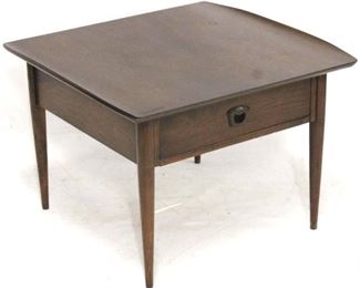 151 - Bassett lip edge one drawer side table 20 x 28 3/4 x 28
