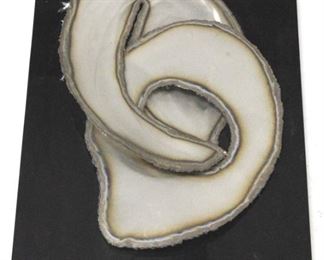 159 - Metal & acrylic wall sculpture art Signed version 6 / edition 12 27 x 17
