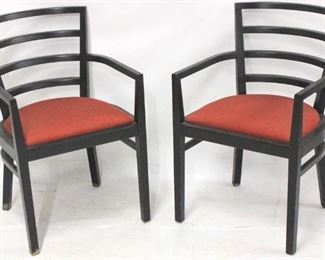 171 - Pair Knoll Ricchio arm chairs 33 1/2 x 21 1/2 x 20
