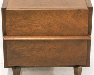 179 - Mid-century American of Martinsville stand 2 drawers 23 x 23 x 17
