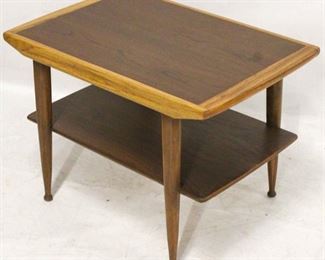 181 - 1960s Two tone side table 21 x 20 x 30
