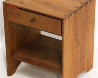 204 - Wood You Like Company one drawer stand 20 x 15 3/4 x 14 1/4
