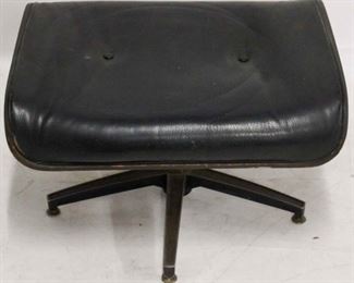 208 - Metal base swivel ottoman, laminate base 16 1/2 x 26 1/2 x 22
