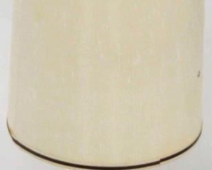 273 - Vintage geometric glass vanity lamp 16" tall
