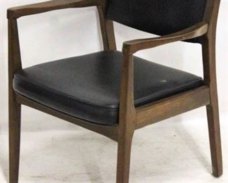 298 - Vintage Boling Chair Co arm chair in black 32 x 24 x 22
