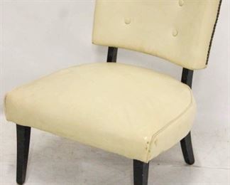 310 - Vintage vinyl upholstered chair 31 x 25 x 26
