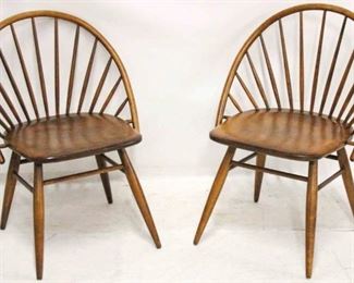 315 - Russell Wright for Conant Ball spindle back chairs 30 x 22 x 20
