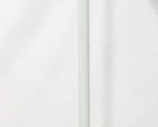 391 - White vintage tall torchere lamp with cone shade 69" tall
