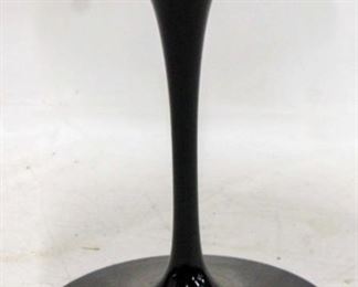 435 - Knoll Saarinen tulip table base in black screws are with base 28 1/2 tall
