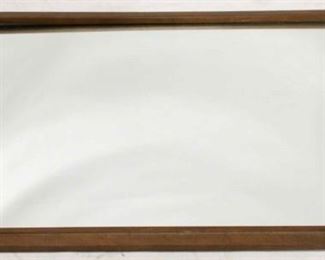 443 - Vintage wood framed mirror 40 1/2 x 28 1/2

