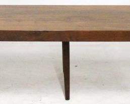 518 - Mid-century 6 leg long coffee table - well made 16 1/2 x 72 x 18
