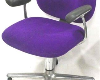 520 - Herman MIller purple office chair 34 x 24 x 28
