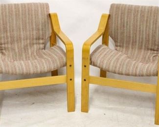605 - Skipper's Mobler, Denmark, pair of chairs 29 x 24 x 22.75

