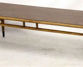 625 - Lane vintage mid-century coffee table 54 x 19 x 14 1/2
