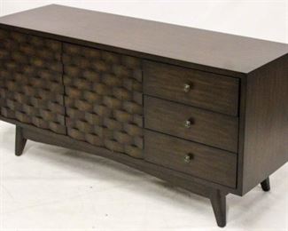 641 - Contemporary mid-century design credenza 27 x 56 x 17 3/4
