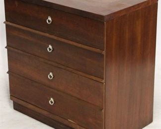 723 - Vintage mid-century 4 drawer bachelor chest 31 x 30 x 18 1/2
