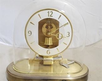 1011 - Glass Dome Vigor Clock 9 1/4 x 9 1/4

