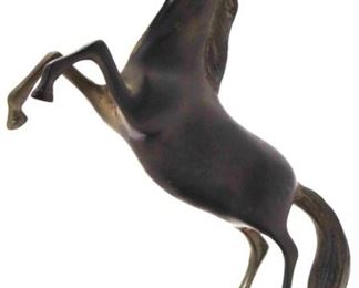1040 - Brass horse figurine 10 tall
