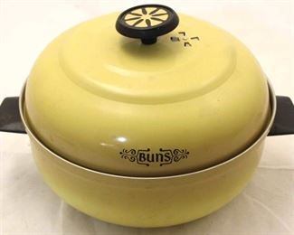 1111 - Vintage bun warmer 7 tall x 9.5 diameter
