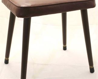 1124 - Mid-century stool 16 tall x 15.5 long x 11.5 wide
