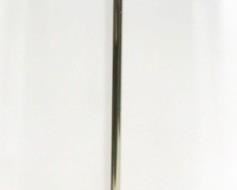 1174 - 1970's Chrome floor lamp, acrylic drum shade 55 tall
