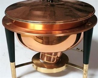 1193 - Copper chaffing dish
