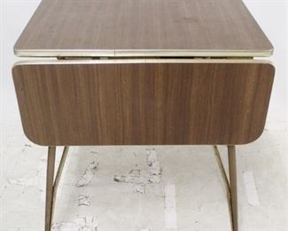 1287c - Vintage Drop-Side Metal Table 30" x 30" x 23.5"
