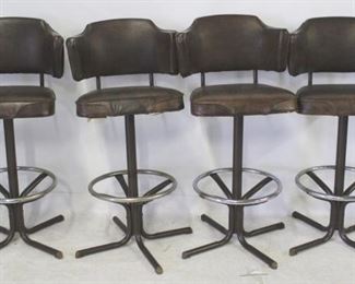 2025 - Set of 4 Bar Stool Chairs 40 1/2 x 18 1/2 x 16
