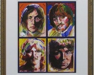 9008 - BEATLES GICLEE BY PETER MAX 22.5 X 26
