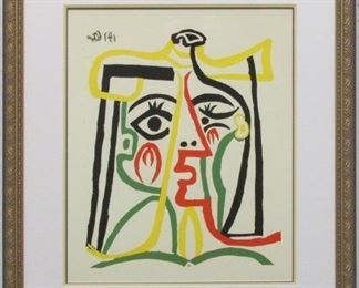 9011 - TETTE DE FEMME (1962) GICLEE BY PABLO PICASSO 22 X 25.5
