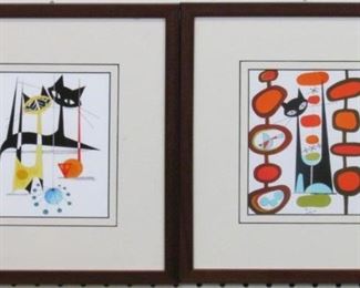 9029 - SET OF 2 ATOMIC CATS 11 X 12
