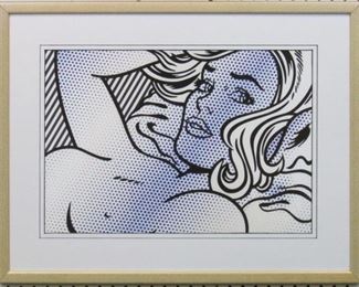 9033 - SEDUCTIVE GIRL GICLEE BY ROY LICHTENSTEIN 28 X 21.5
