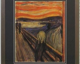 9052 - SCREAM BY EDVARD MUNCH 22 X 26
