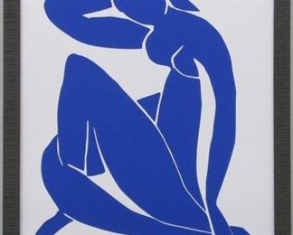 9081 - BLUE NUDE III GICLEE ON CANVAS BY HENRI MATISSE 18 X 22

